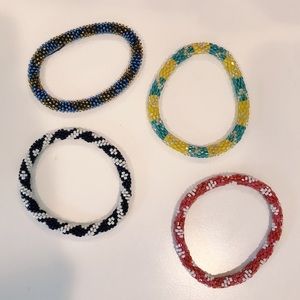 4 Lily & Laura Colorful Beaded Bracelets